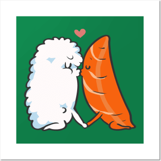 Sushi Kisses Posters and Art